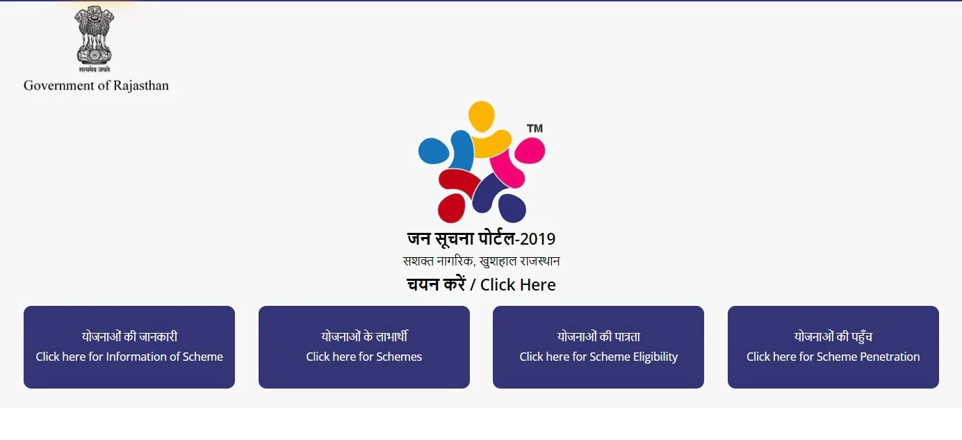 Jan Soochna Portal 2024 Rajasthan | जन सूचना पोर्टल राजस्थान ऑनलाइन आवेदन 