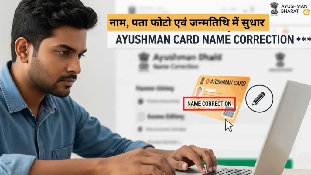 Ayushman Card Name Correction | आयुष्मान कार्ड में नाम सुधार ऑनलाइन प्रक्रिया
